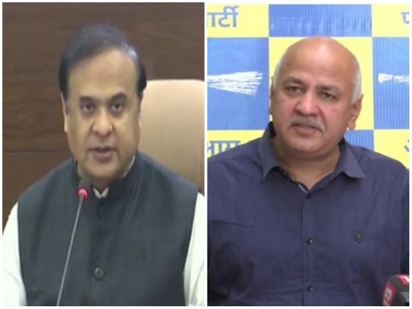Assam Chief Minister Himanta Biswa Sarma, Delhi Deputy Chief Minister Manish Sisodia 
