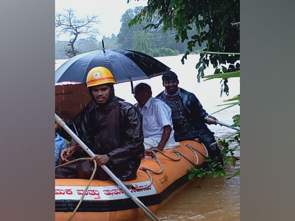 Rescue operation being carried out near Perampalli (Photo/ANI)