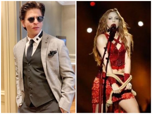 Shah Rukh Khan and Shakira (Image courtesy: Instagram)