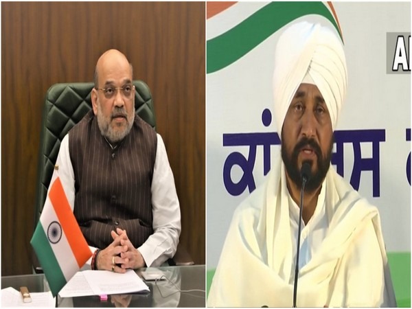 Union Home Minister Amit Shah, Punjab Chief Minister Charanjit Singh Channi