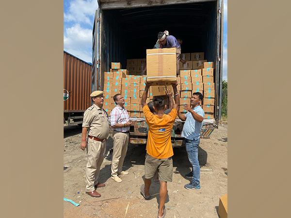 Caption - Visuals from the spot in Guwahati ANI