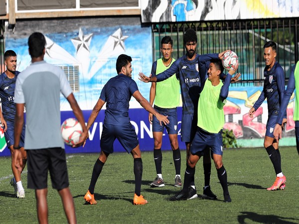 Indian players prepare for the SAFF Championship. (Photo/ AIFF Media)