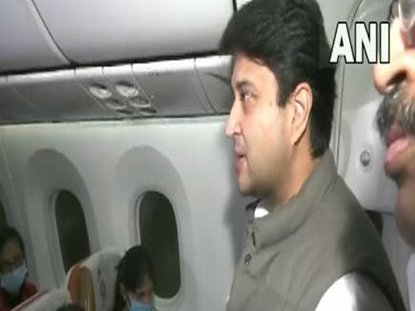 Union Civil Aviation Minister Jyotiraditya Scindia  (Photo/ANI)