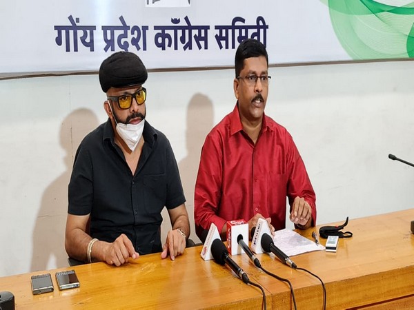 GPCC spokesperson Amarnath Panajikar and general secretary Janardhan Bhandari (Photo/ANI)