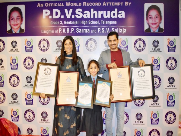 PDV Sahruda has set two world records in different disciplines. Photo/ANI