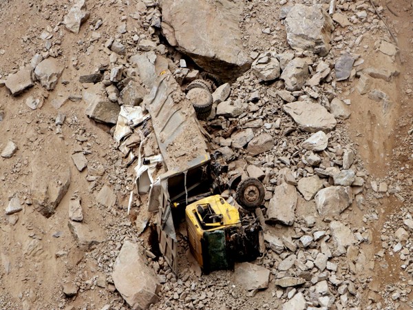 A visual from the spot (Photo/Twitter)