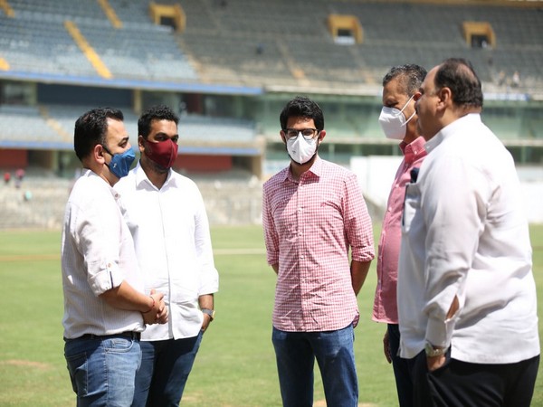 Aaditya Thackeray visits Wankhede Stadium