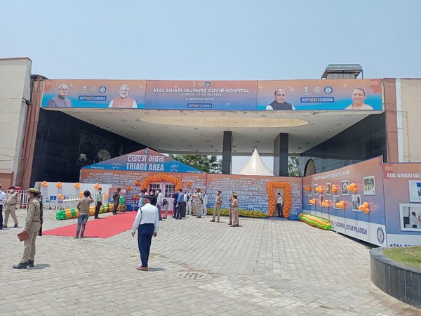 Visuals fromAtal Bihari Vajpayee covid hospital (Photo/ANI)