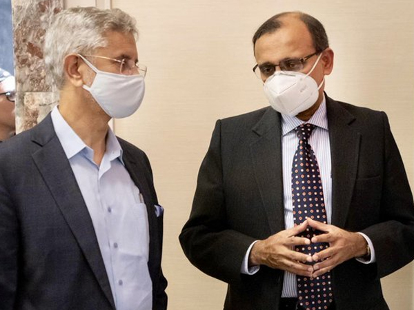 External Affairs Minister, S Jaishankar with India permanent representative at the United Nations, TS Tirumurti