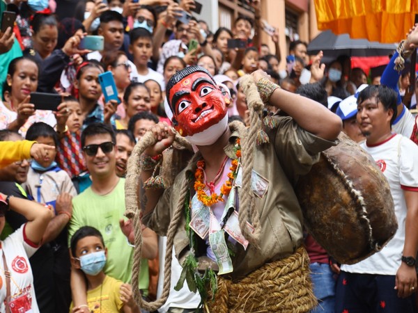 Gaijatra Festival of Nepal. 