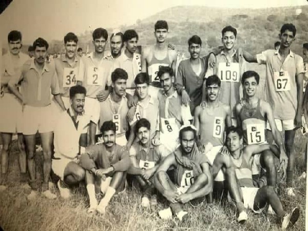 NDA cross country run; CDS Rawat with no 34, Brig Sandhu has no 15 (Photo: Brig Sandhu)