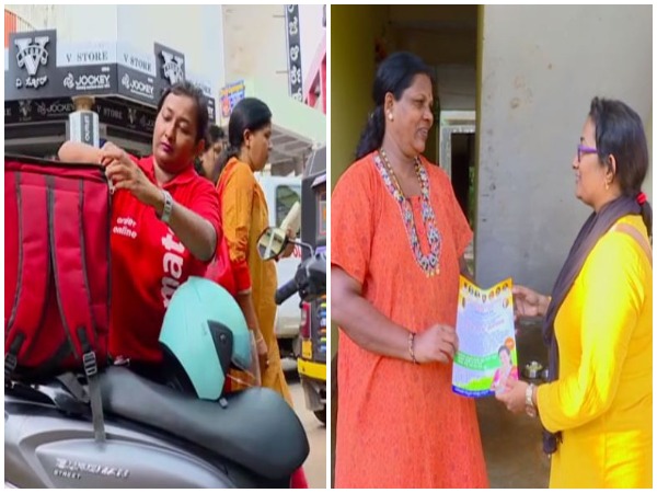 Food delivery executive Meghana Das (Photo/ANI)