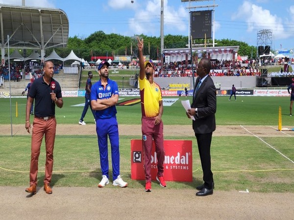 Rohit Sharma and Nicholas Pooran (Photo: BCCI/ Twitter)