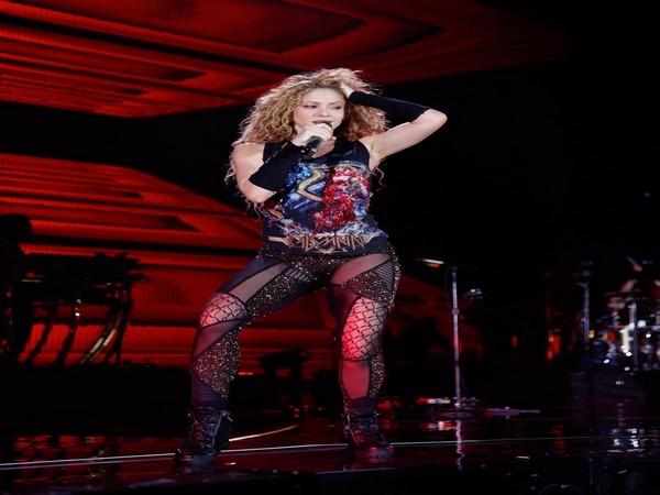 Shakira  during the 'El Dorado World Tour at The O2 Arena in London. (Image courtesy: Instagram)