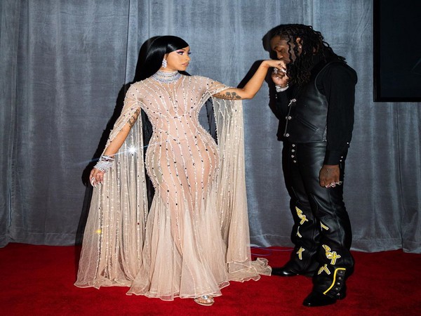 Rapper Cardi B with husband Offset (Image courtesy: Instagram) 