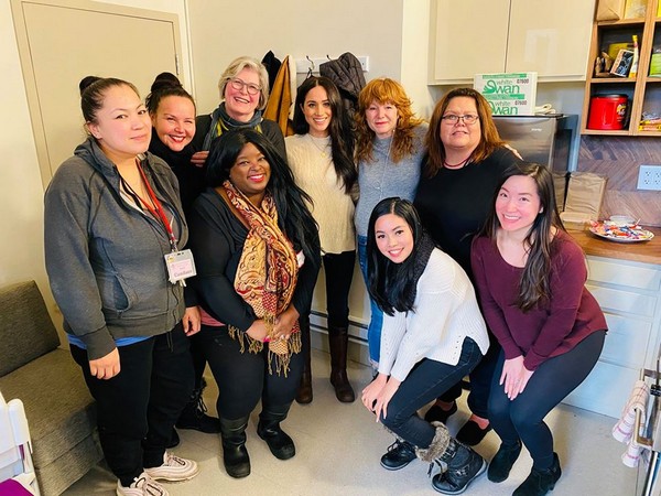 Meghan Markle at Downtown Eastside Women's Centre in Vancouver (Image Source: Downtown Eastside Women's Centre Facebook Page)