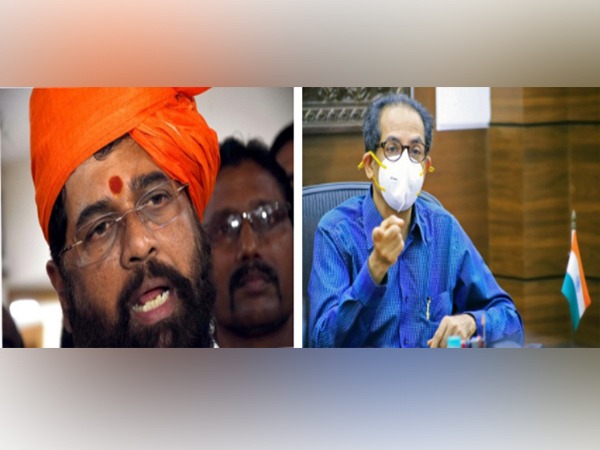 Shiv Sena leader Eknath Shinde, Maharashtra Chief Minister Uddhav Thackeray (File photo)