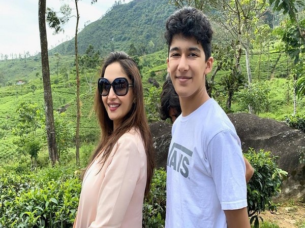 Madhuri Dixit with son Arin Nene (Image courtesy: Instagram)