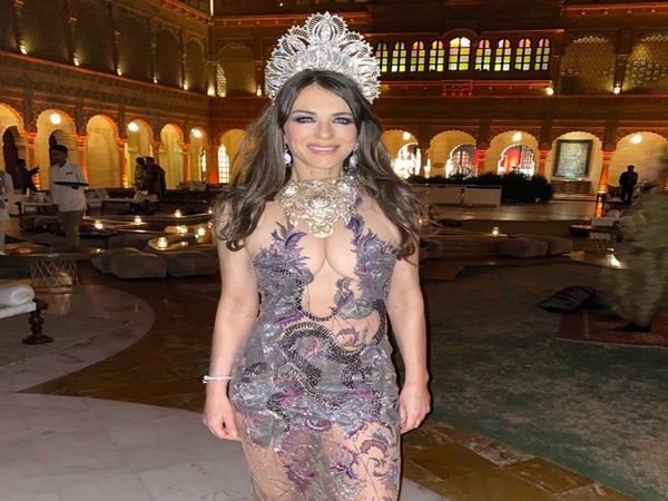 Businesswoman and actor Elizabeth Hurley in Suryagarh- Jaisalmer (Image courtesy: Instagram)