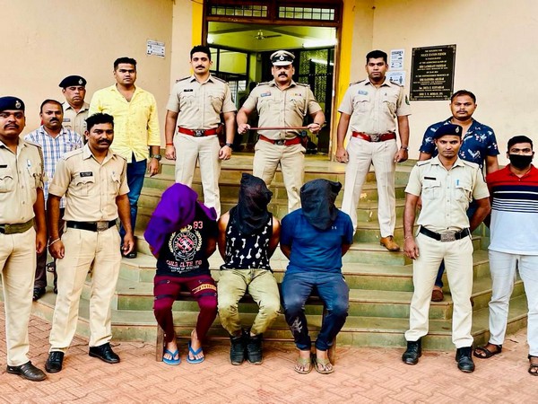 The three accused were arrested by the police on Thursday. (Photo/ANI)