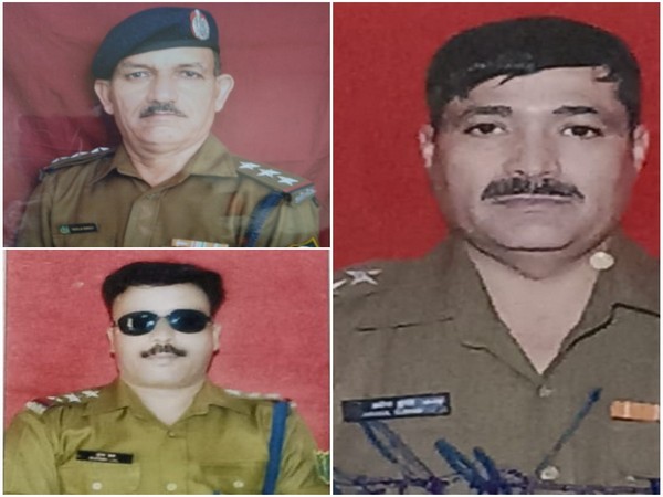 Police Medal for Gallantry awardees: AC (GD) Ashok Kumar, Inspector (GD) Suresh Lal, and Inspector (GD) Neela Singh