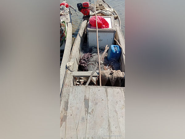 One of the seized boats. 