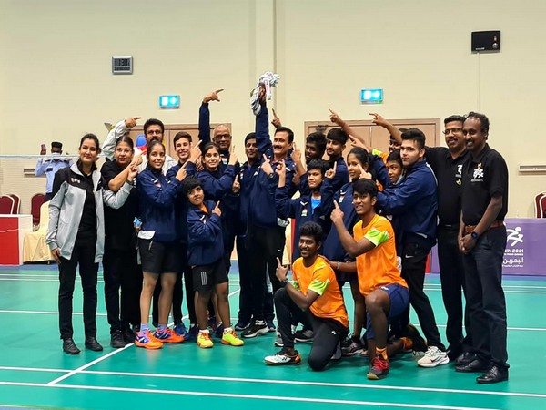 Indian badminton contingent at Asia Youth Para Games (Photo: PCI)