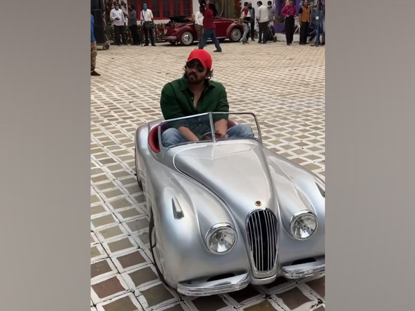 Rohit Shetty hilariously rides a toy car on 'Cirkus' sets (Image Source: Instagram)