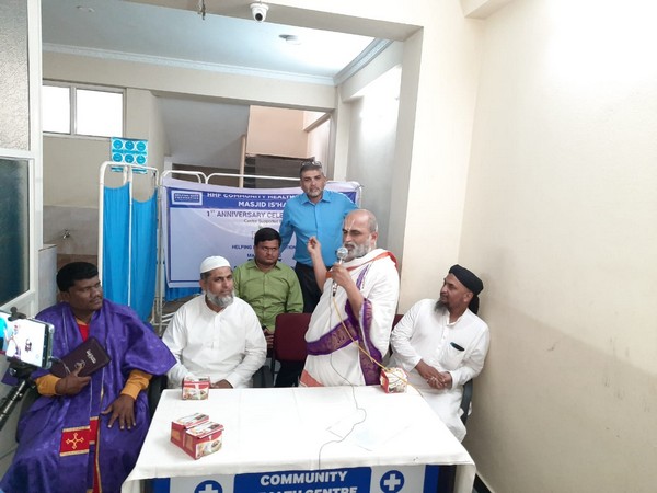 CS Rangarajan during his address at the interfaith interaction in Hyderabad on Friday. Photo/ANI