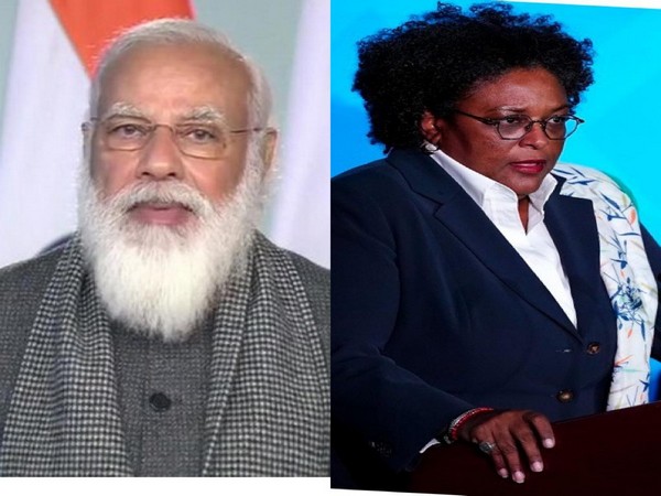 Prime Minister Narendra Modi and Barbados Prime Minister Mia Mottley (File photo)