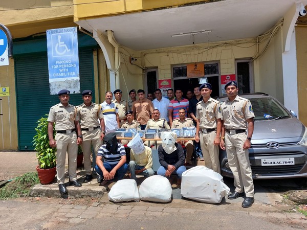 Goa Police on Sunday arrested three people.
