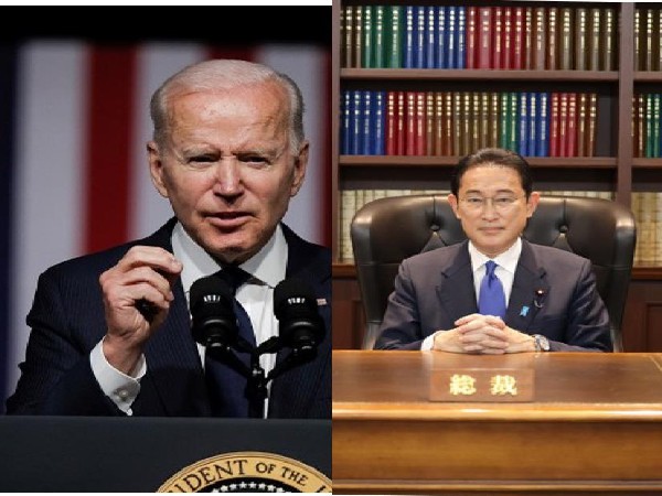 US President Joe Biden and Japan's new Prime Minister Fumio Kishida