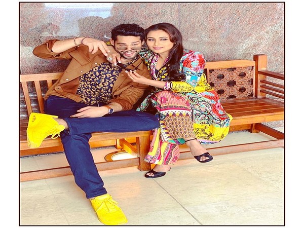 Siddhanth Chaturvedi and Rani Mukerji (Image courtesy: Instagram)