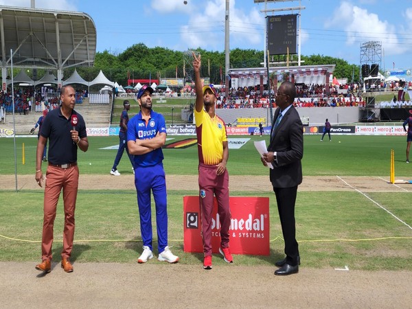 Rohit Sharma and Nicholas Pooran. (Photo- BCCI/ Twitter)