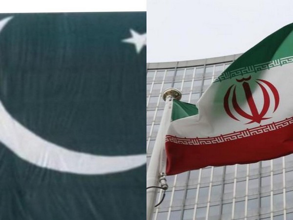 Pakistan and Iran flags