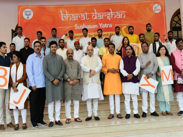 Amit Shah launches BJYM's Bharat Darshan Yatra