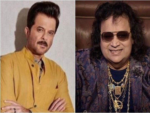 Anil Kapoor, Bappi Lahiri (Image source: Twitter)