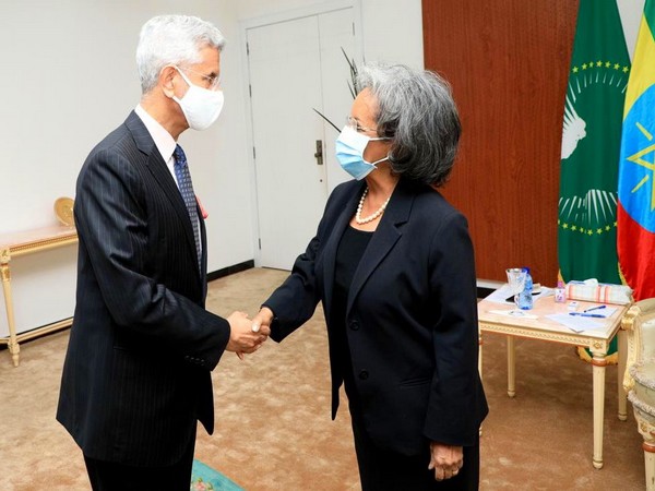 S Jaishankar meets Ethiopian President Sahle-Work Zewde (Photo Credit: Twitter/@DrSJaishankar)