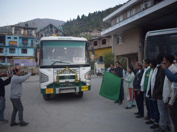 Delhi to Leh bus service resumed in Himachal Pradesh (Photo/ANI)