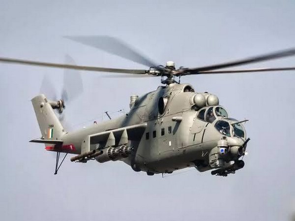 File pic of an IAF Mi-35 chopper