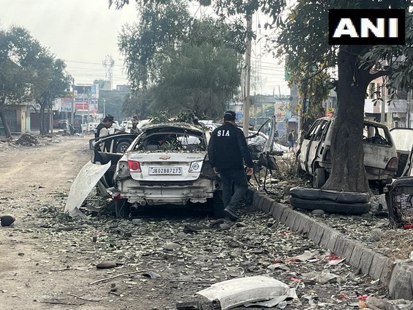 Senior officials of the Army and Security Impact Analysis (SIA) teams reach the spot in Narwal of Jammu where two explosions occurred today.(Photo/ANI)