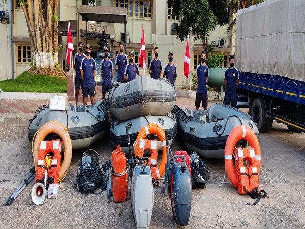 Indian Navy prepared for rescue and relief ops (Photo/ANI)