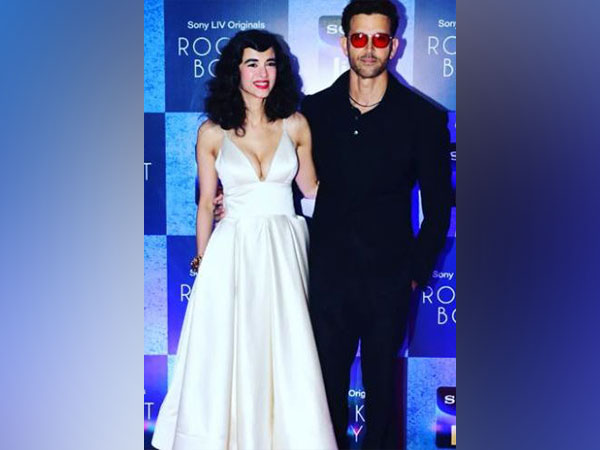 Saba Azad and Hrithik Roshan. (Image Source : Twitter)
