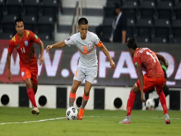 Indian football team skipper Sunil Chhetri (Image: AIFF)