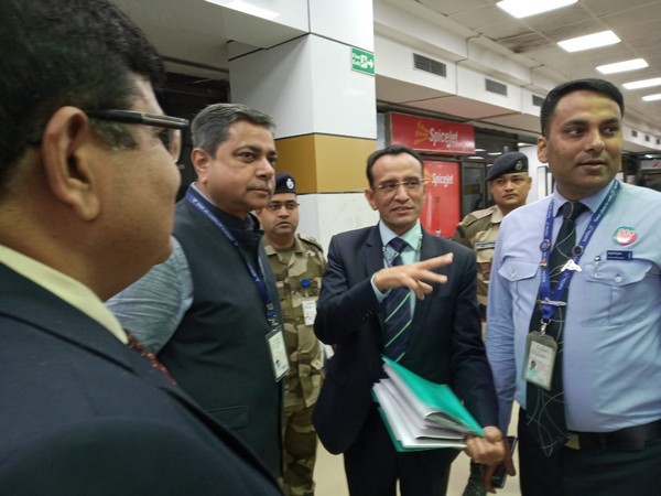 Airports Authority of India Chairman Arvind Singh visits Patna Airport to review ongoing infrastructure development works.