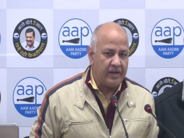 Delhi Deputy Chief Minister Manish Sisodia speaking at a press conference in New Delhi on Sunday. Photo/ANI