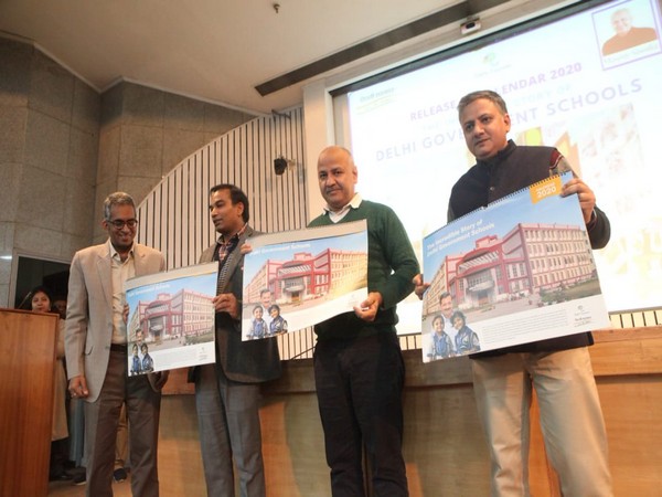 Delhi Deputy Chief Minister Manish Sisodia releasing the school calendar in New Delhi on Thursday.