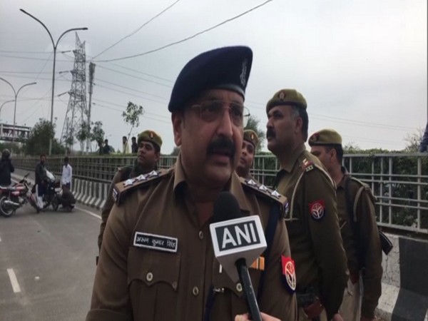 Noida ACP speaking to ANI in Noida on Friday. (Photo/ANI)