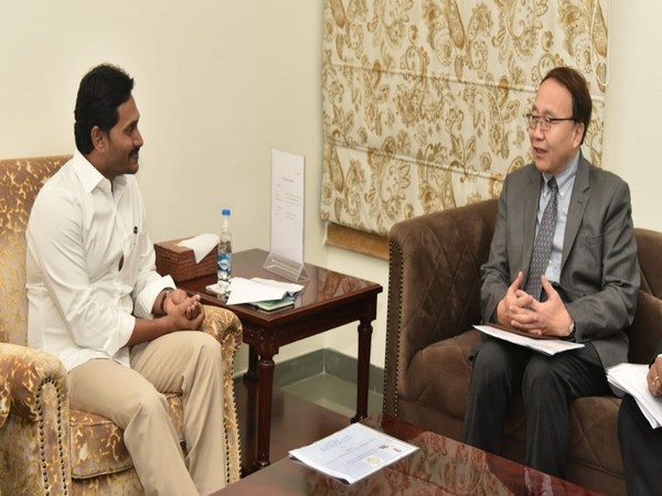 A delegation of New Development Bank (NDB) met Chief Minister YS Jagan Mohan Reddy.
