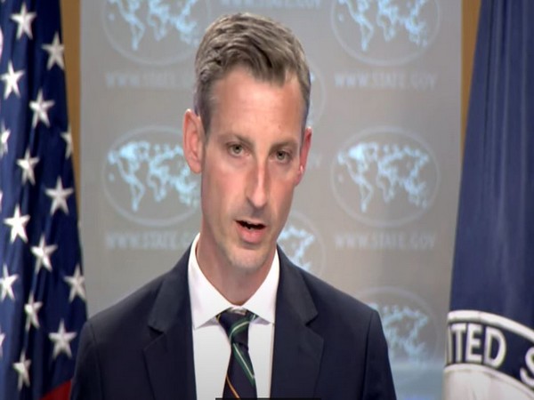 US State Department spokesperson Ned Price addressing a press briefing on Monday.
